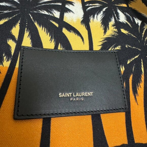 Brand New Saint Laurent Hunting Palm Tree Sunset Nylon Backpack - Picture 5 of 9